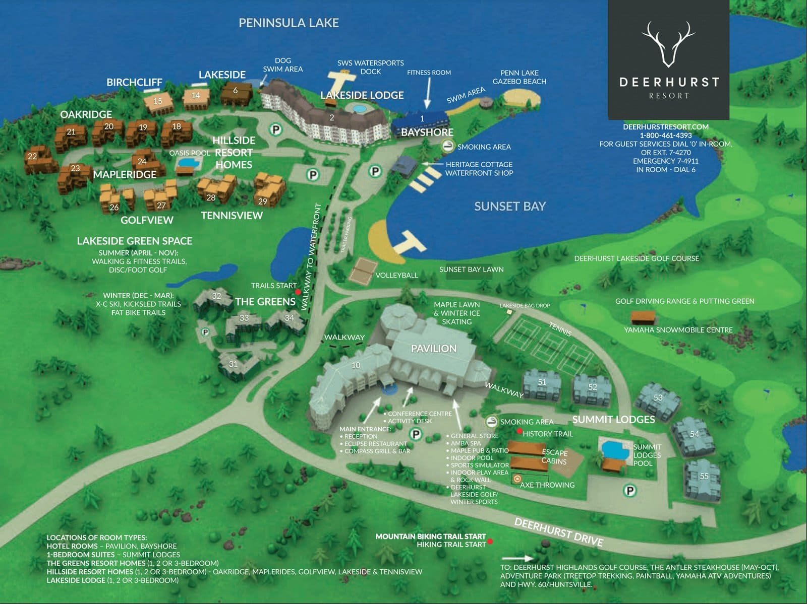 Deerhurst Map